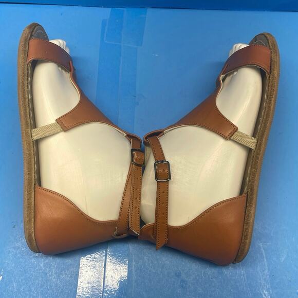 RARE Aintap Leather Turkish Strappy Sandals Flats Size 37 US 6.5 - Picture 7 of 11